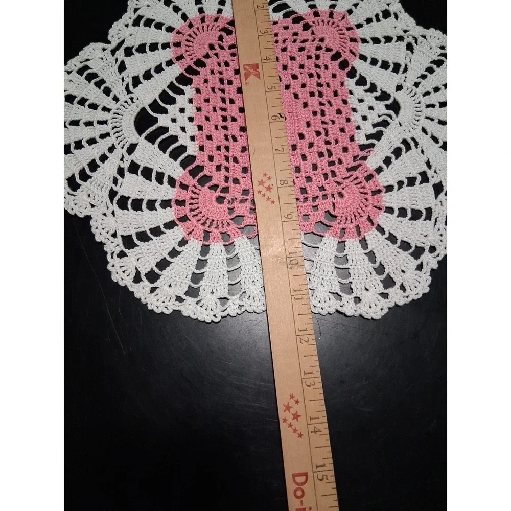 Lot Of 7 Vintage Crochet Handmade. Colorful!  Beautiful! - Picture 13 of 16